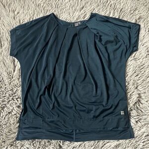 Sweaty Betty -Small- Dark Shade Short Sleeve athletic  Tee Top Shirt